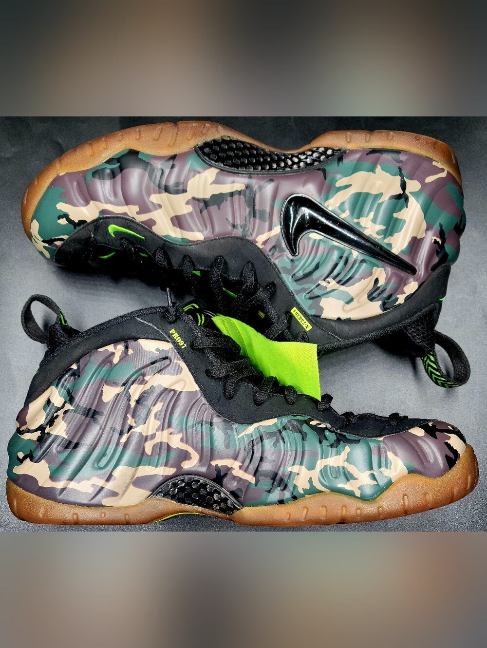 Nike Air Foamposite Pro PRM LE Forest Camo Sz 13 Men - Picture 2 of 10